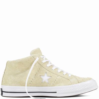Converse One Star Cotton Candy High Tops Mens - Lemon/White/Black Shoes (171TLSCM)